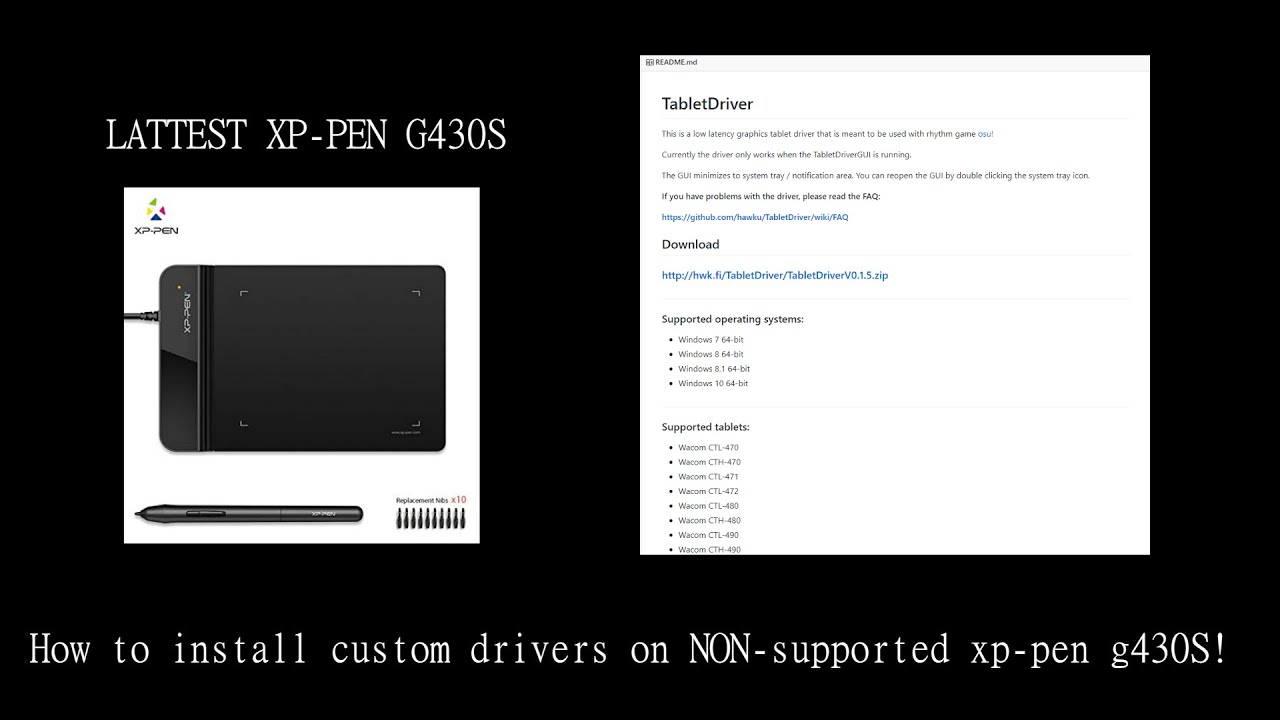 xp pen drivers for windows 10